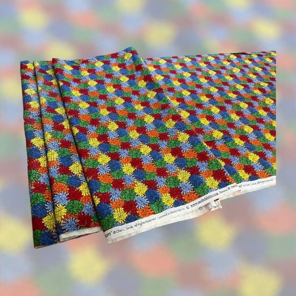 Vintage KidStuff "All Stars" Moda Fabric Pattern #10650 3 Yards x 44 Wide - Picture 4 of 16